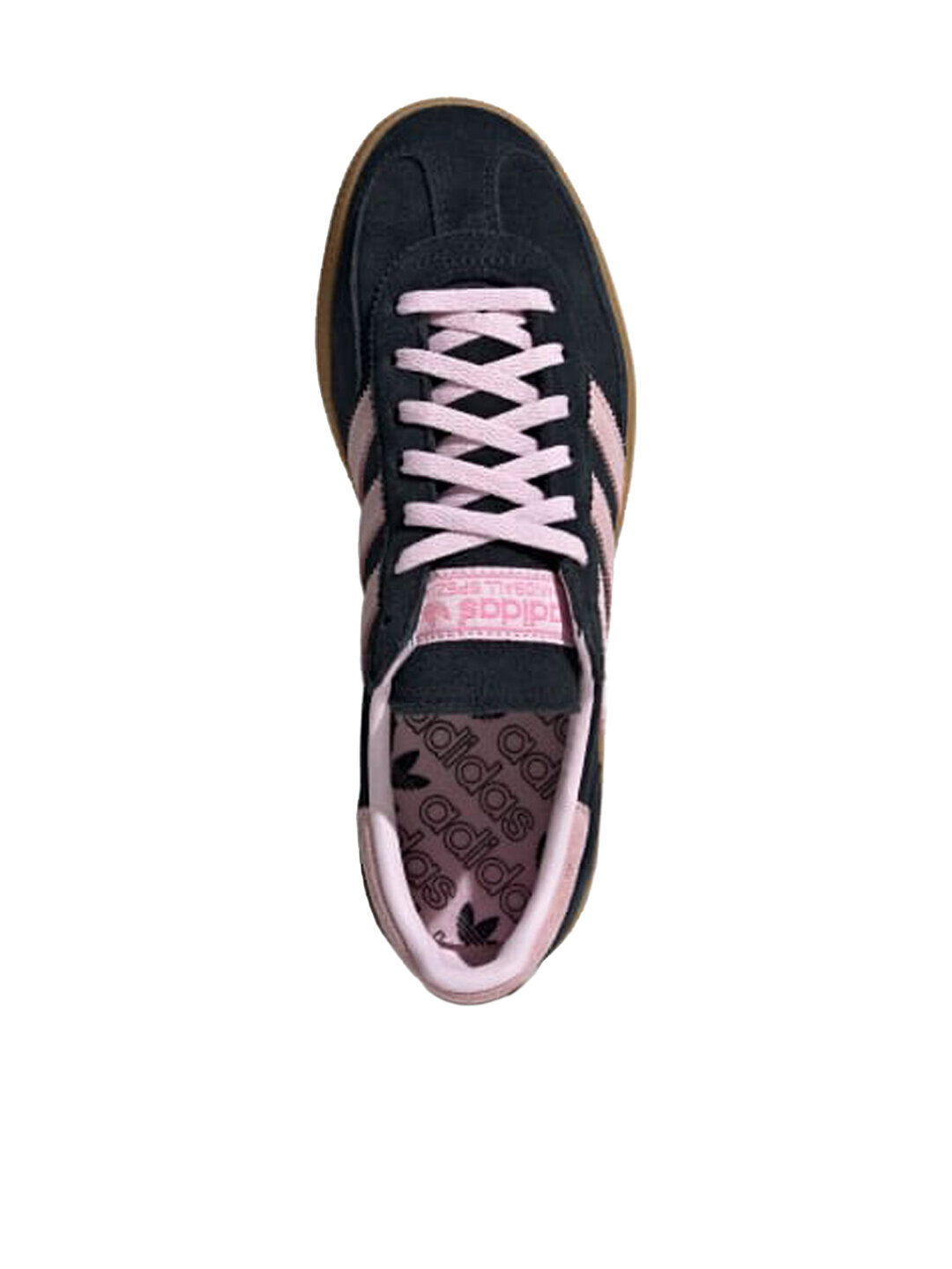 Кеды adidas Originals Handball Spezial, полнота F (EU)/ на среднюю стопу, размер 5 UK,  Core Black/Clear Pink/Gum — фото 1