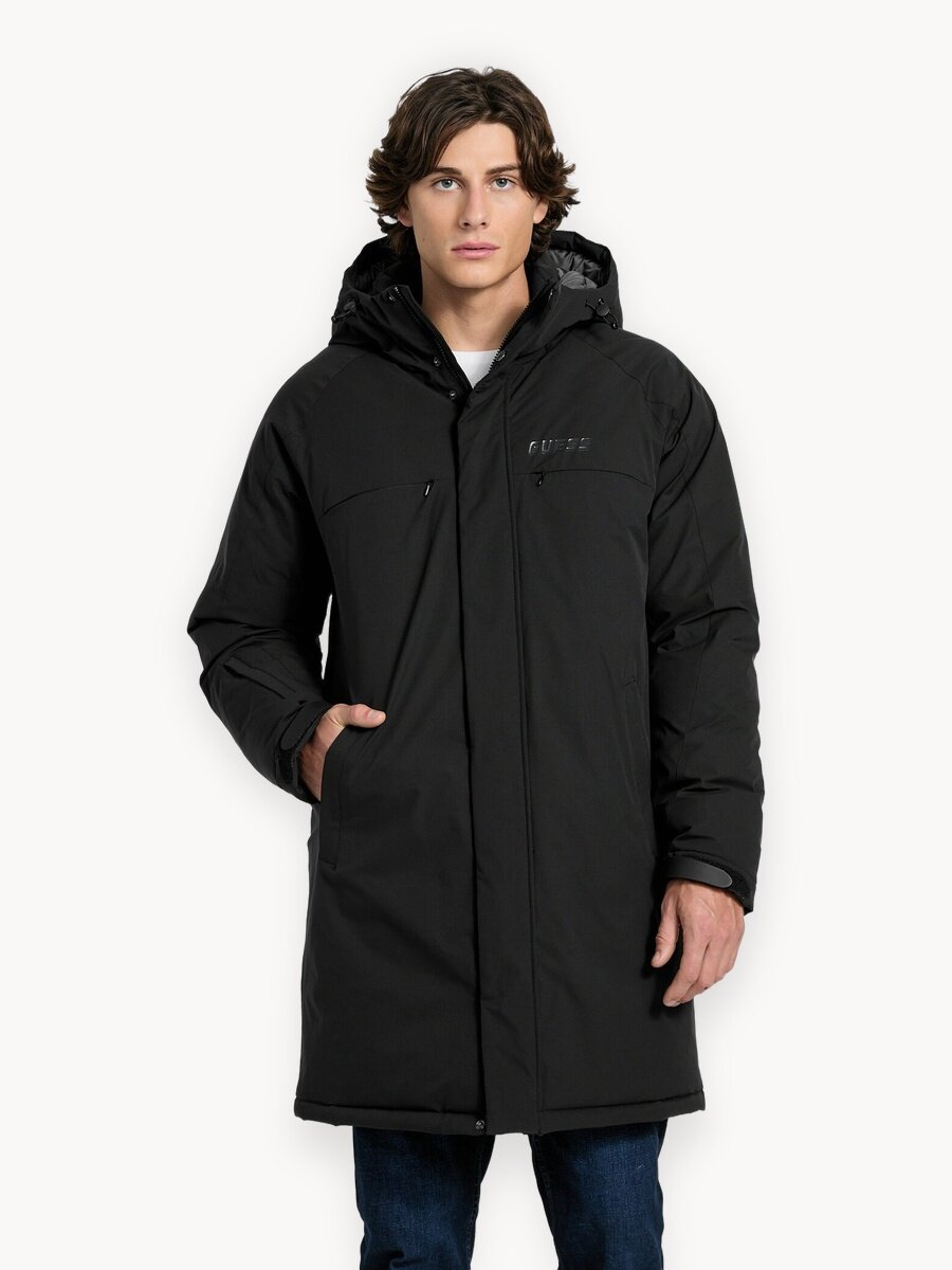 Тренчкот GUESS, размер XL, черный