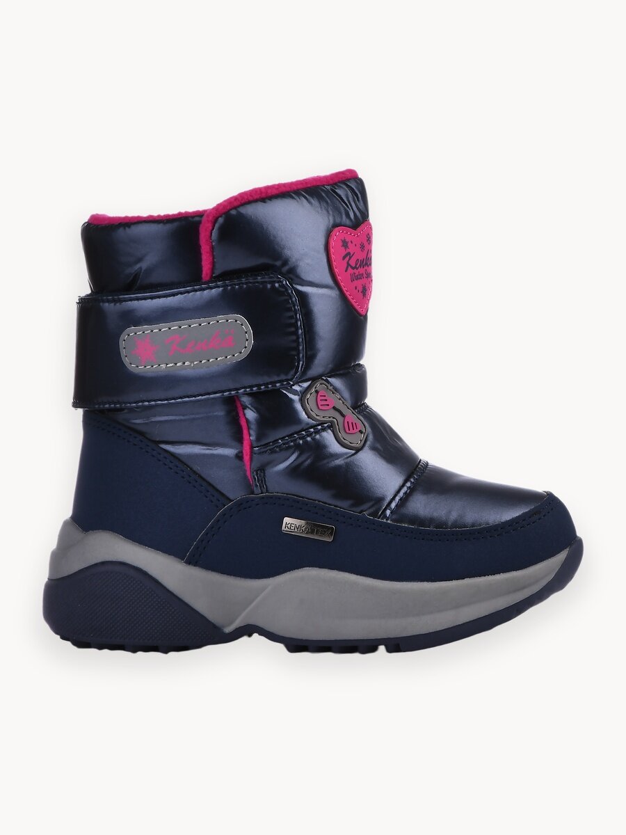 Полусапоги KENKA, размер 30, синий/фуксия