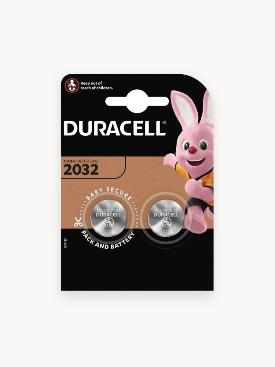 Элемент питания Duracell CR2032 бл 2