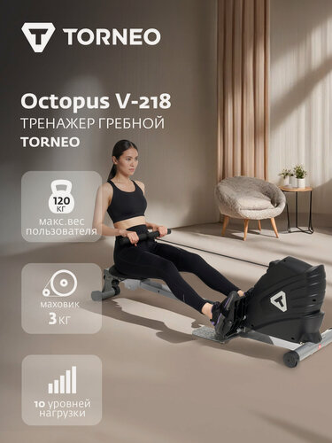 Изображение товара Тренажер гребной Torneo Octopus V-218