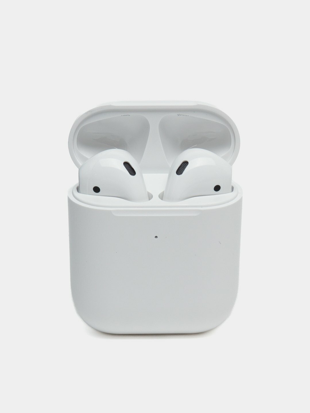 Беспроводные Bluetooth наушники AirPods 2 с зарядным кейсом и сенсорным управлением — фото 1