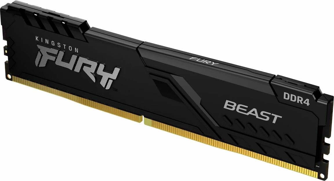 Оперативная память 16Gb DDR4 3200MHz Kingston Fury Beast KF432C16BB1/16WP