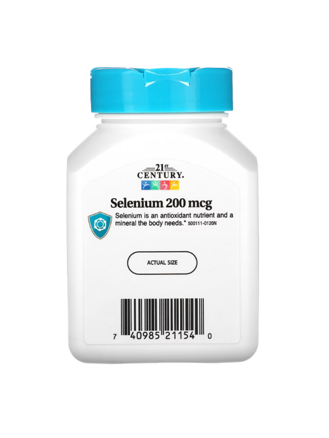 21st Century, Селен антиоксидантная поддержка, 200 мкг, 60 капсул