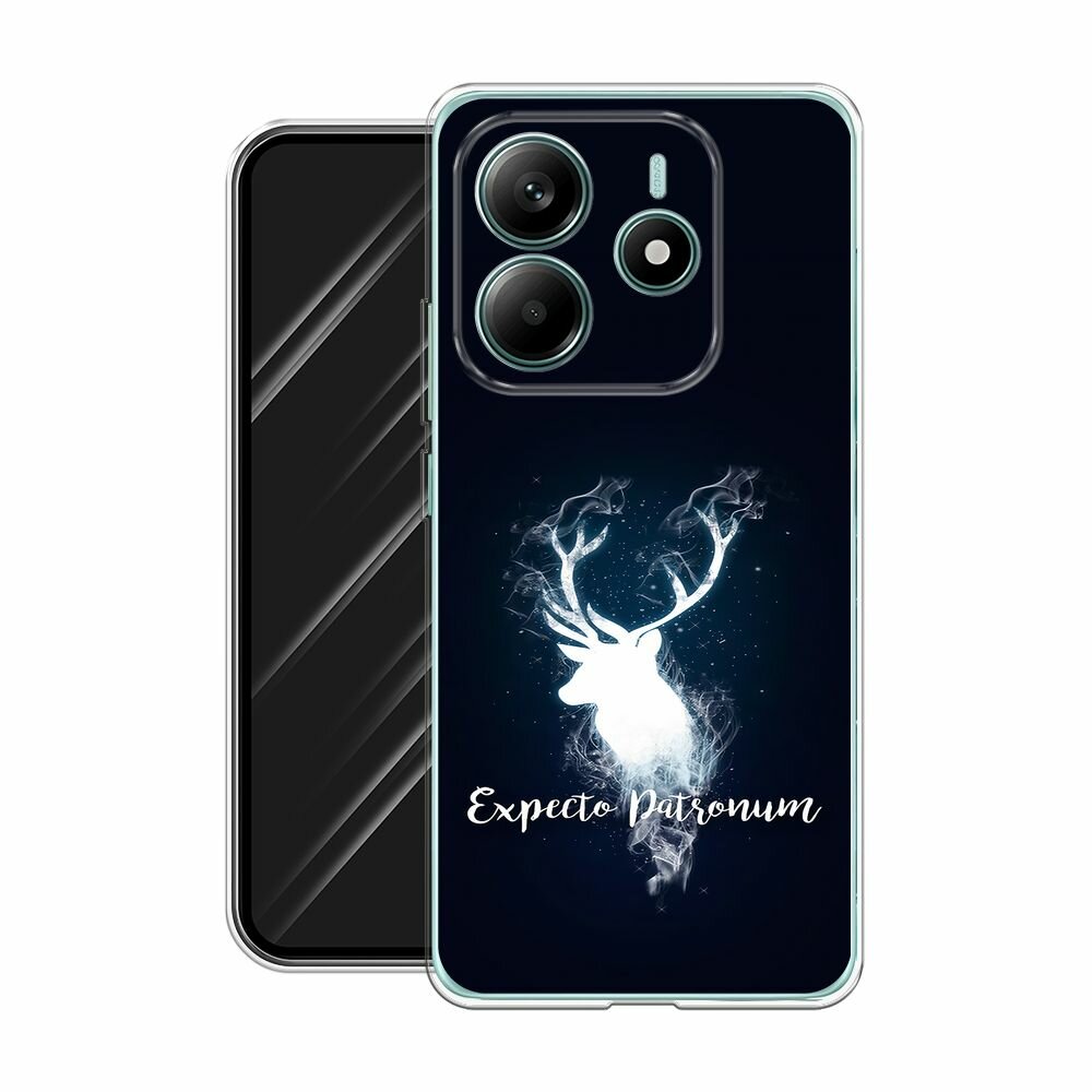 Чехол на Xiaomi Redmi Note 14 4G / Редми Нот 14 4G с принтом Expecto Patronum — фото 1