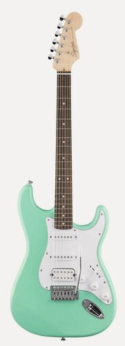 Изображение товара SQUIER DEBUT Stratocaster HSS LRL SFM электрогитара, цвет Sea Foam Green
