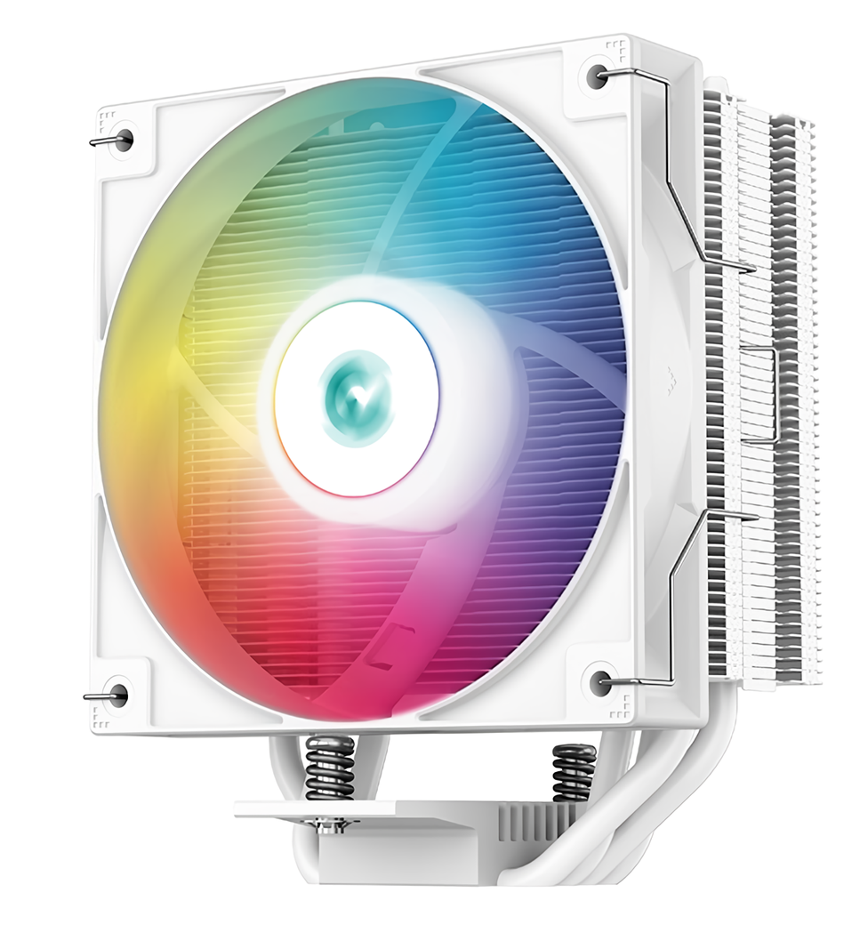 Кулер для процессора DeepCool AG400 WH ARGB (All sockets, TDP 220W, PWM) — фото 1