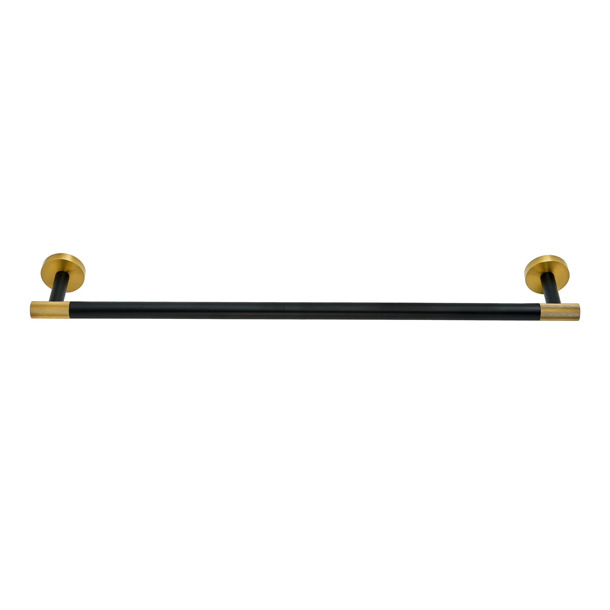 Держатель для полотенец горизонтальный черный с золотом PM62310 настенный ручка для ванной