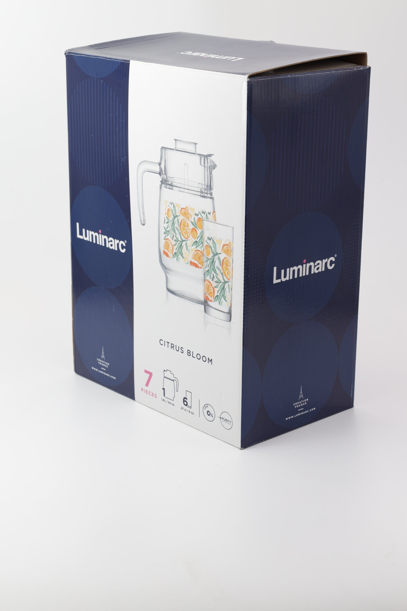 Набор для напитков LUMINARC "CITRUS BLOOM AMST+TIVOLI" V2717 7пр 1х3