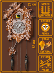 Часы с кукушкой Timegear 6022 с автоматическим ночным режимом и кварцевым механизмом