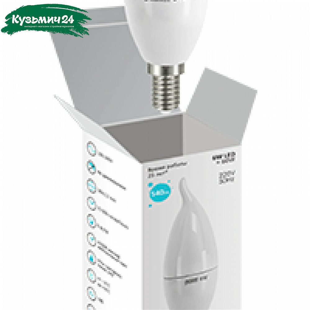 Лампа Gauss Elementary LED Е14 6W 4100K 34126