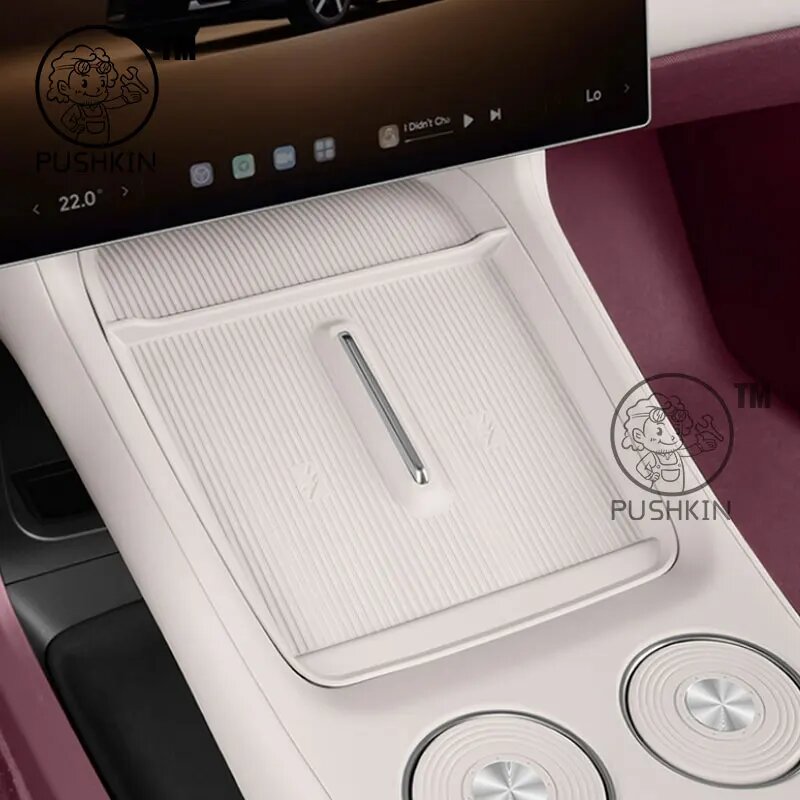 Автомобильные Коврики Xiaomi Для Xiaomi YU7 2025 автомобильный Стайлинг, центральное управление, беспроводная зарядка, силиконовый коврик, центральное хранилище, пылезащитный коврик, аксессуары O 5PCS