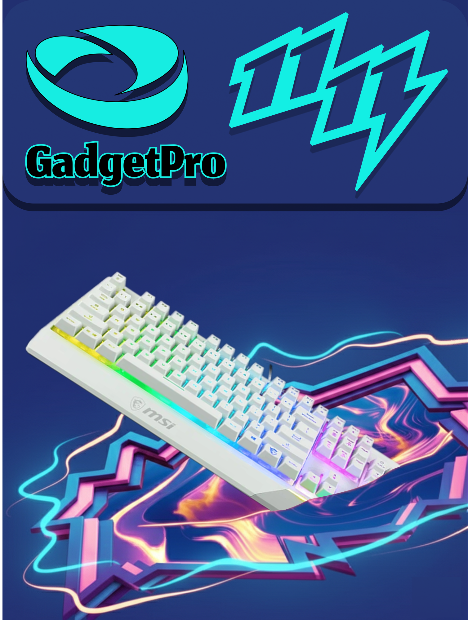 Игровая клавиатура MSI VIGOR GK30 RU с механомембранными клавишами и RGB-подсветкой