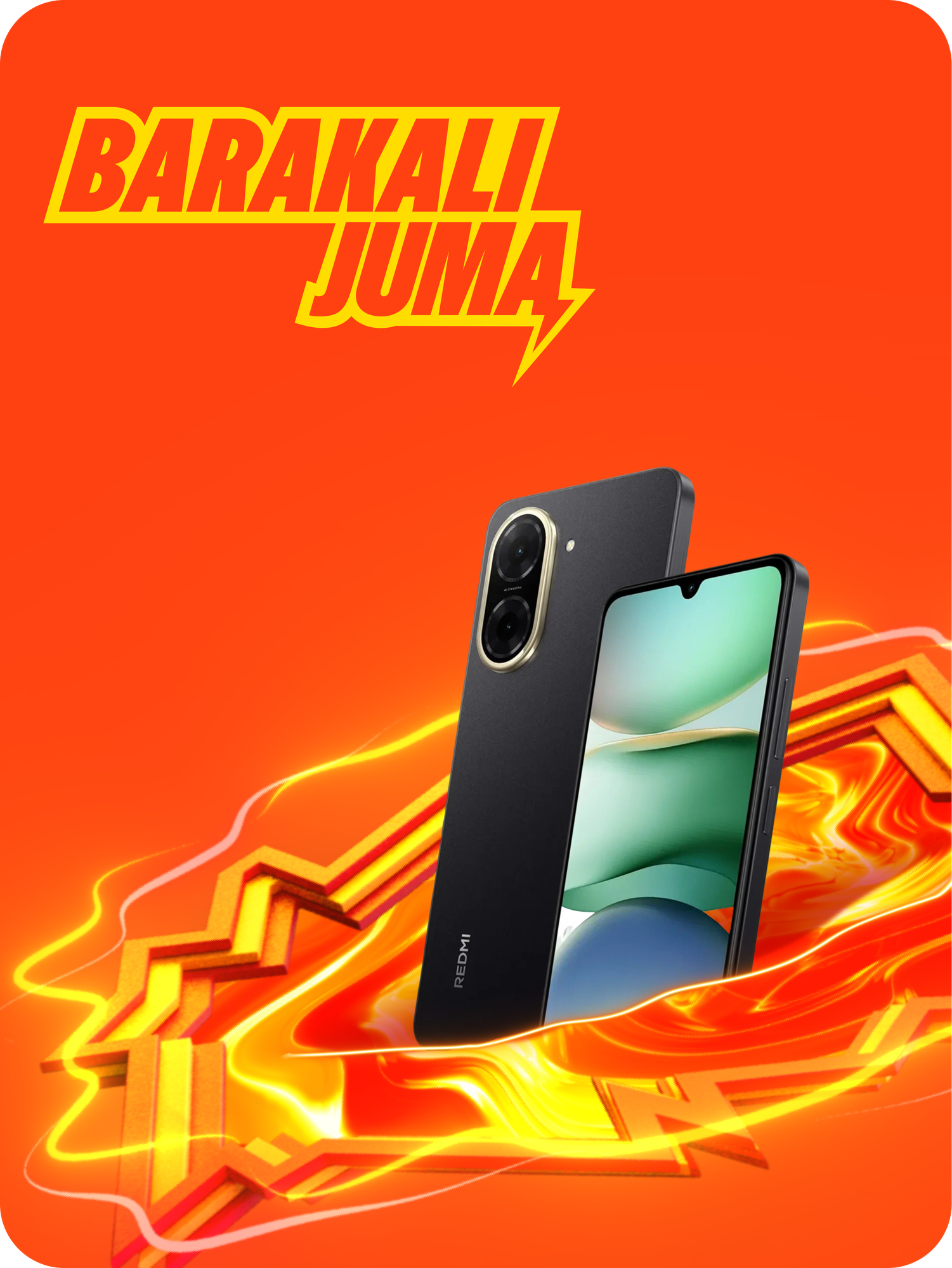 Смартфон Xiaomi Redmi A5 3GB 64GB, дисплей 6.88" IPS, 32mp камера, 5200 mAh