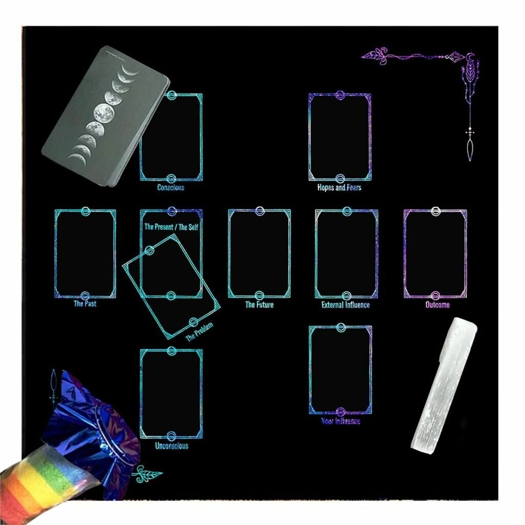 Спортивная настольная игра Скатерть в стиле Таро D-50х50см