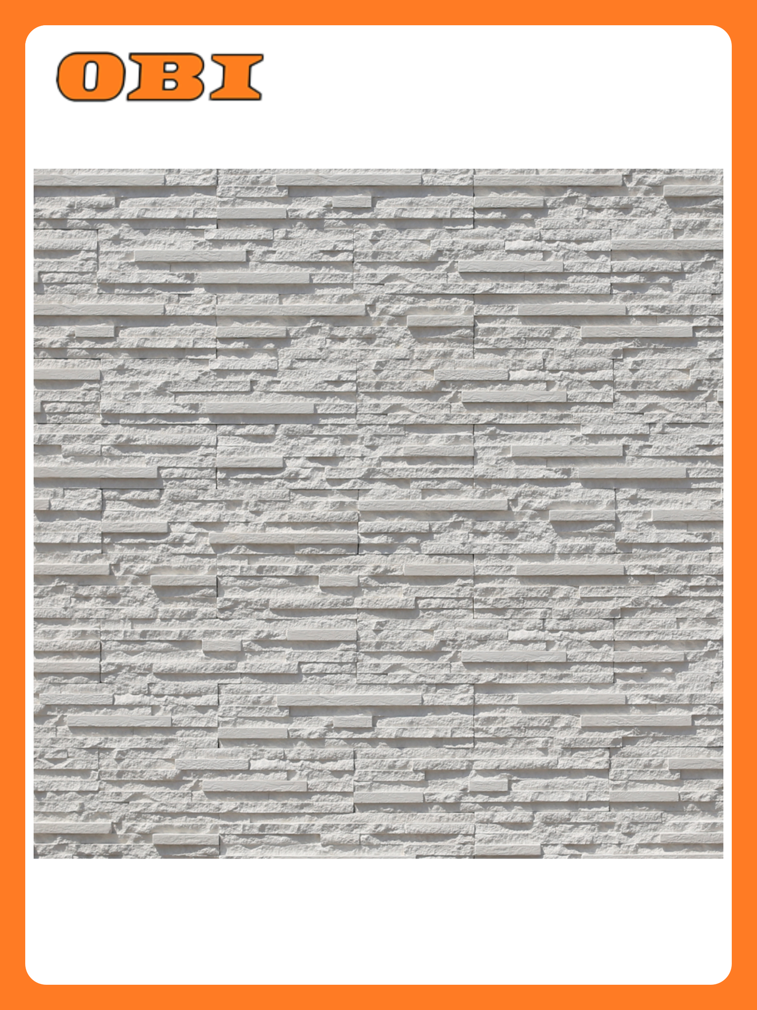 Гипсовая плитка Monte Alba Айлэнд белая 38x95 см