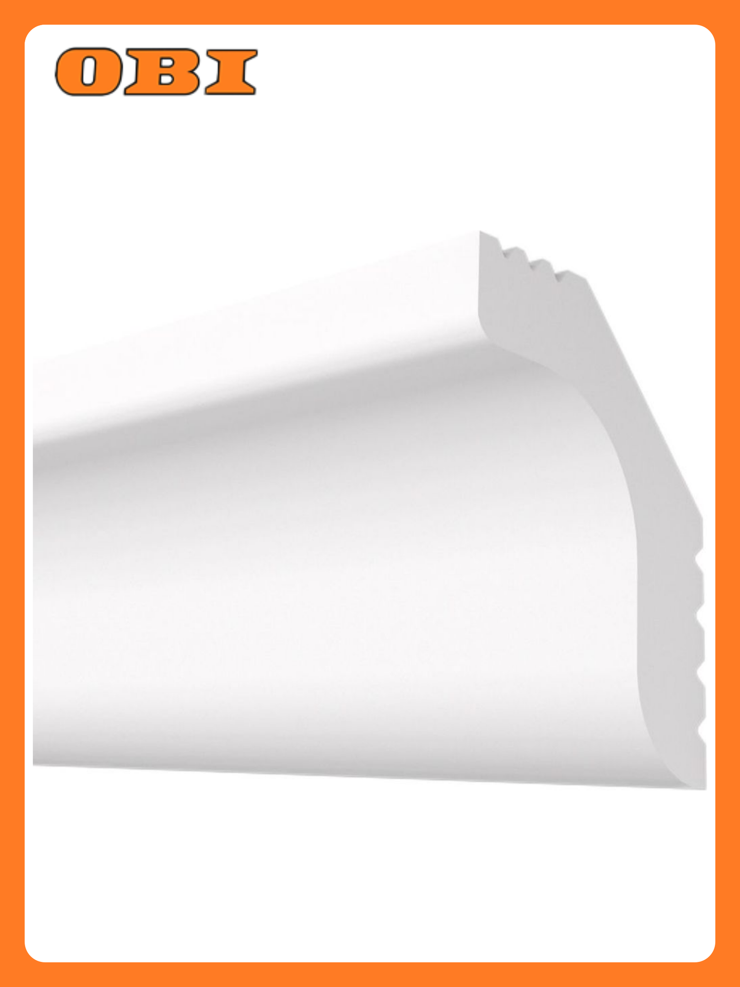 Плинтус потолочный плинтэкс С 20/25 белый 20x25 мм