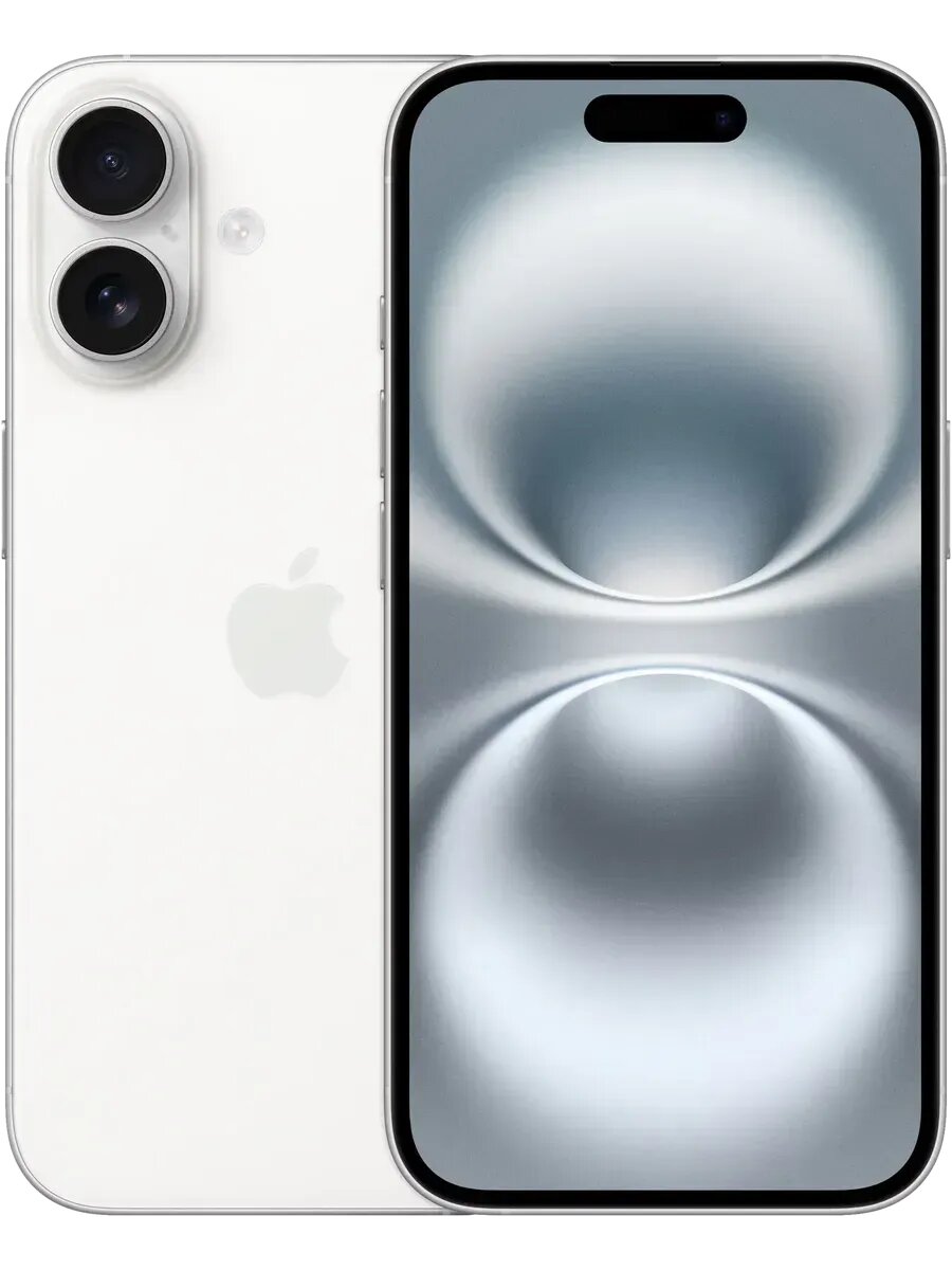 Смартфон iPhone 16 128 ГБ Белый