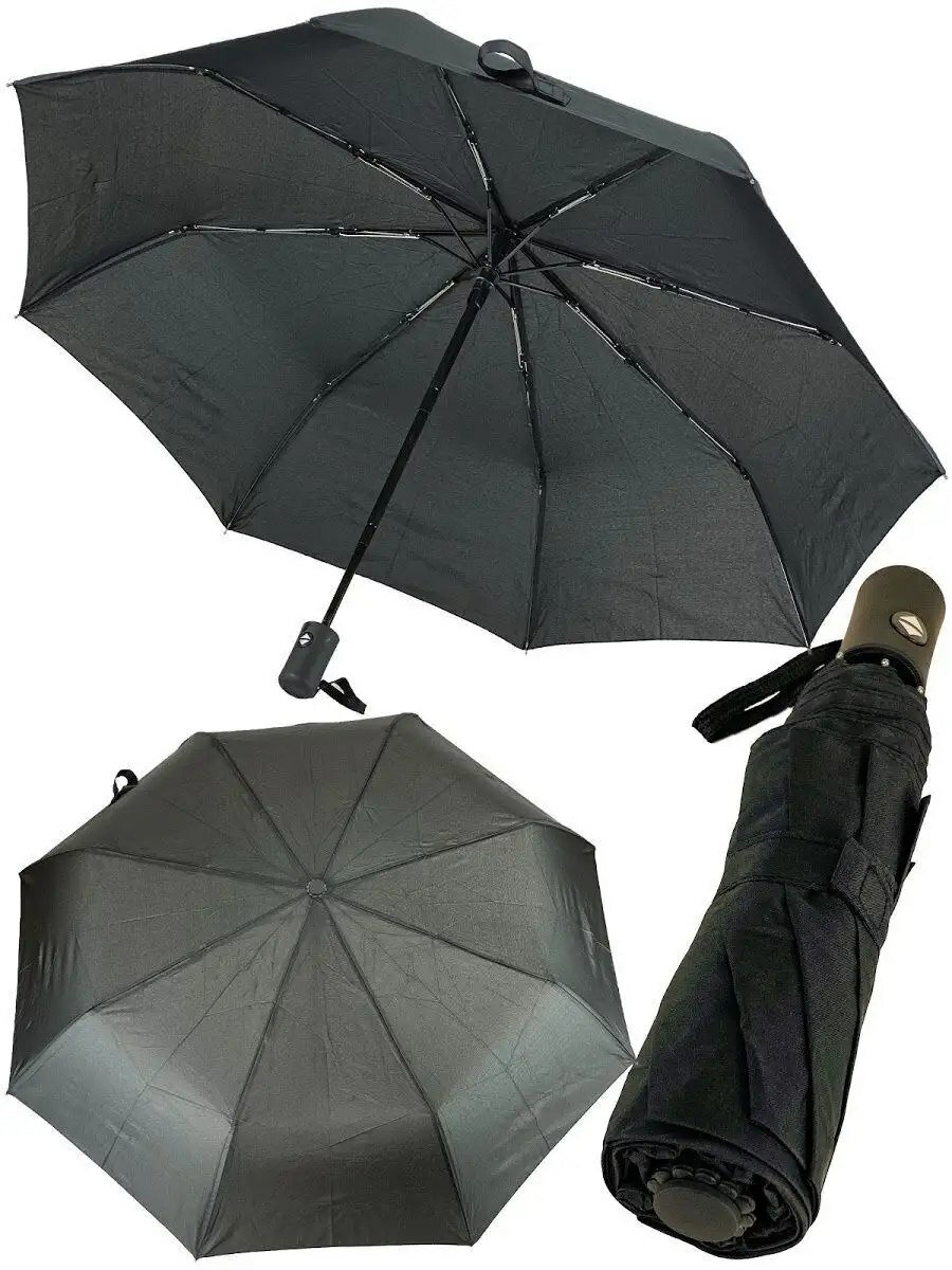 Зонт , 01 черный — фото 1