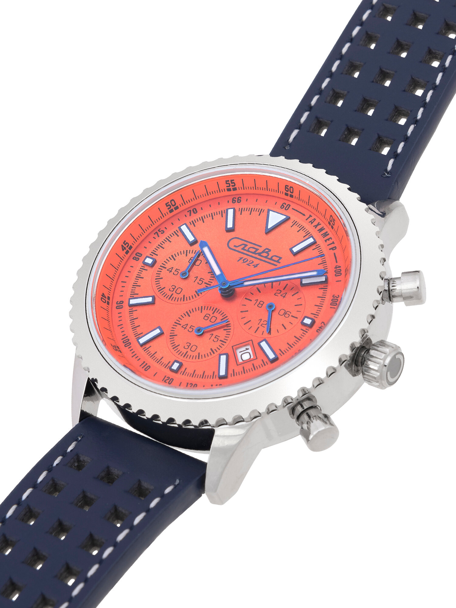 Наручные часы Слава Традиция, синий — фото 1