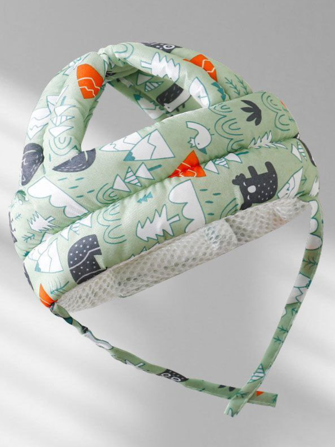 Zarbaga qarshi shlem, bolaning boshini himoya qilish uchun bolalar shlyapasi yashil rang