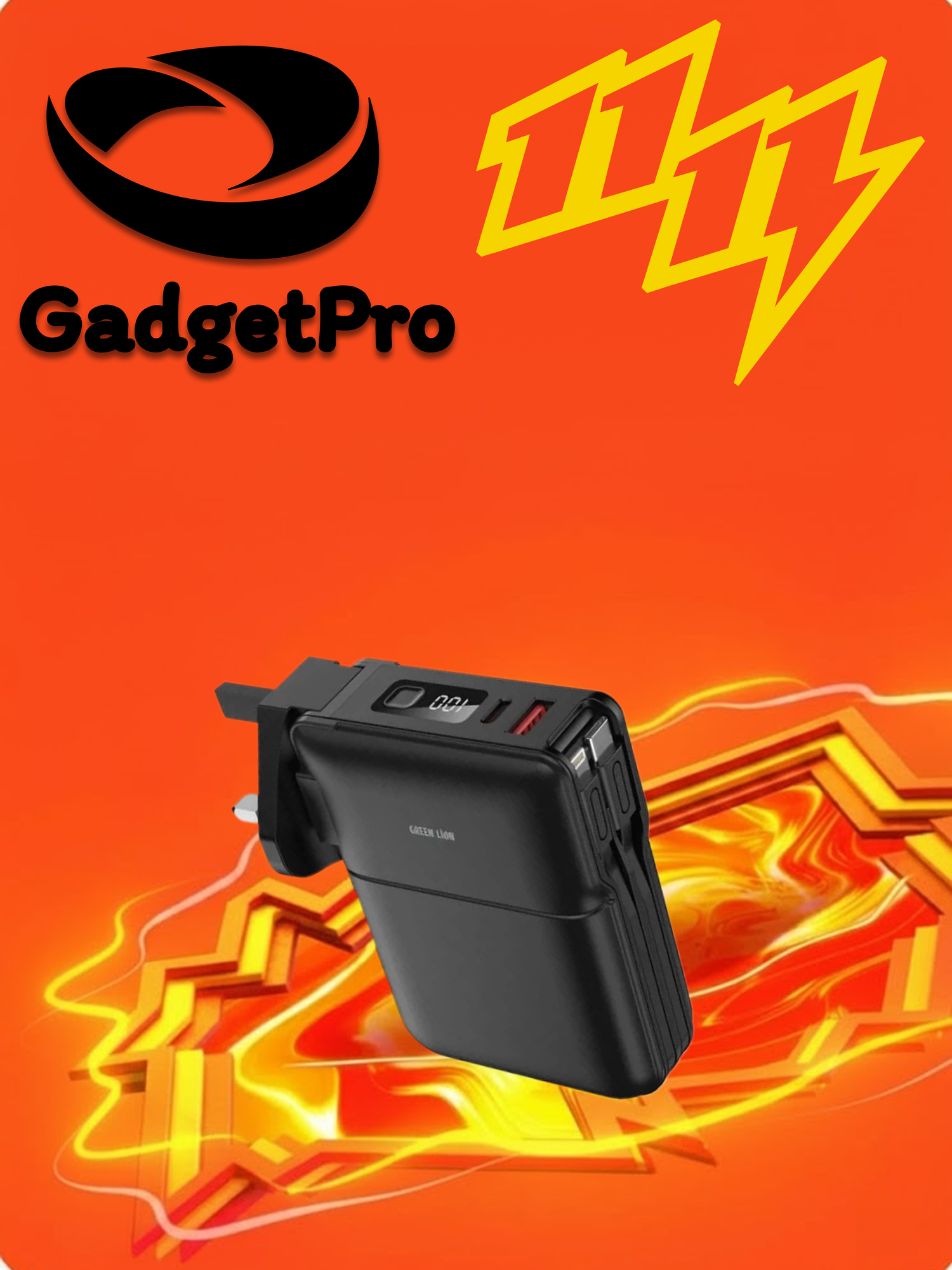 Power Bank Green Lion Monaco MagSafe 10000mAh Зеленый: быстрая зарядка, компактный размер