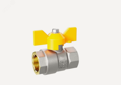 Изображение товара Кран шаровой латунный LD Pride 47.25. В-В. Б GAS Ду 25, для газа