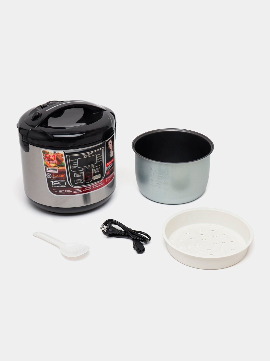 Мультиварка Zepter 900Вт, 21программа, 5л, скороварка/пароварка — фото 1