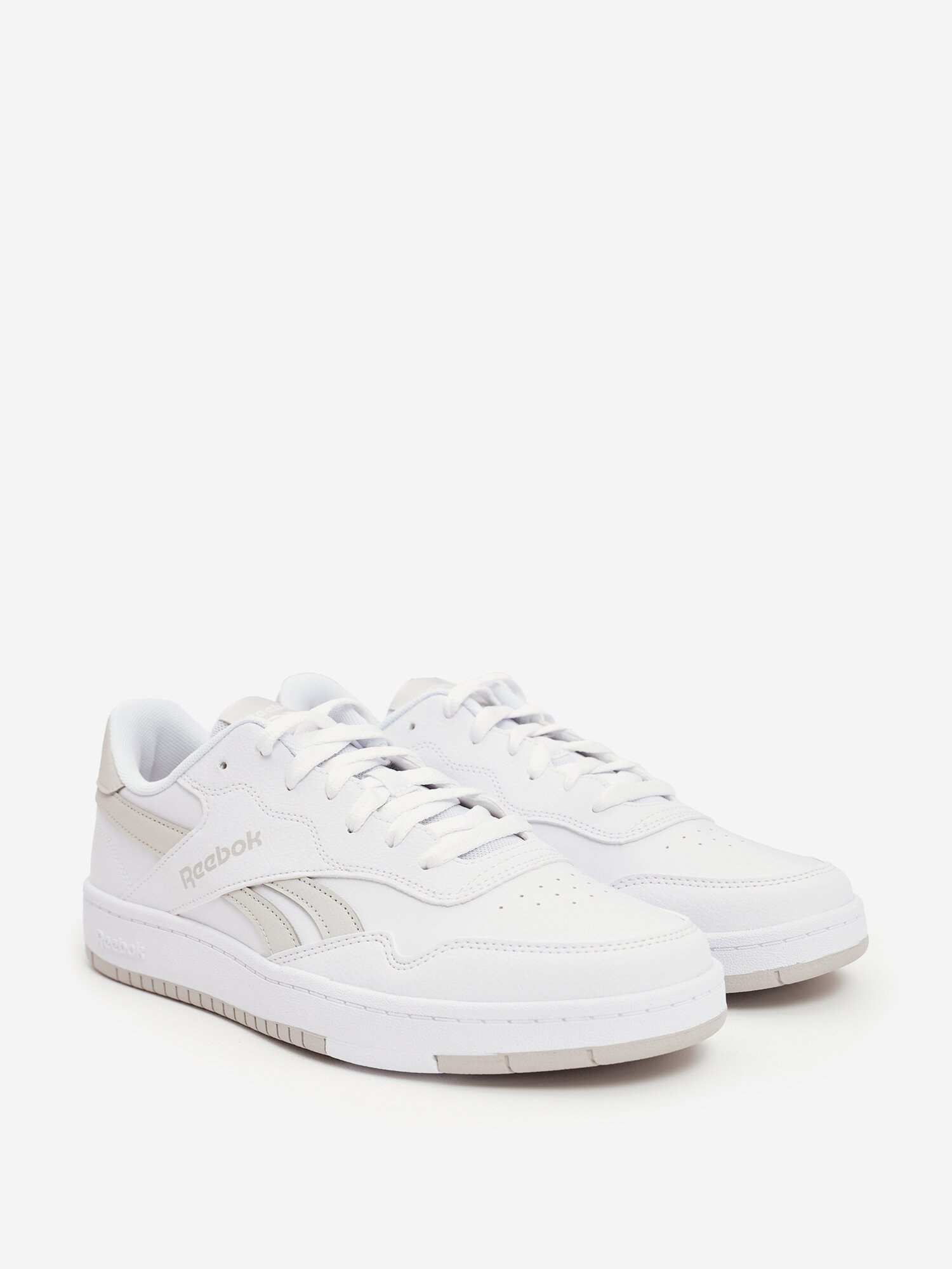 Кеды Reebok BB 1000, размер 10, белый/серый — фото 1