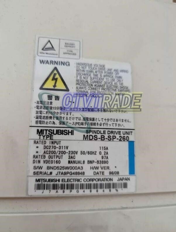 Модуль MITSUBISHI SPINDLE DRIVE UNIT MDS-B-SP-260 MDSBSP260