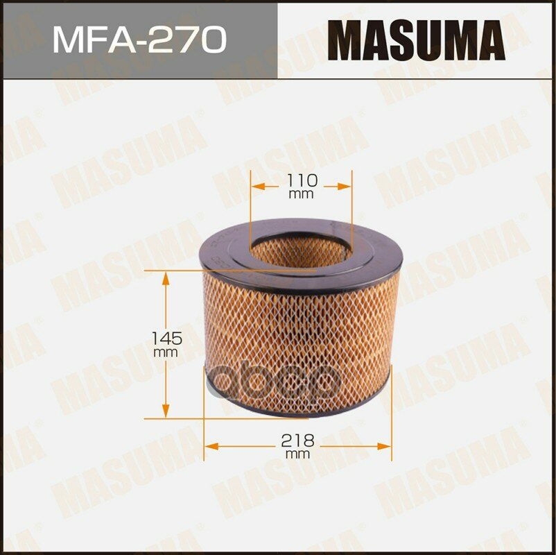 Фильтр воздушный Masuma арт. MFA270