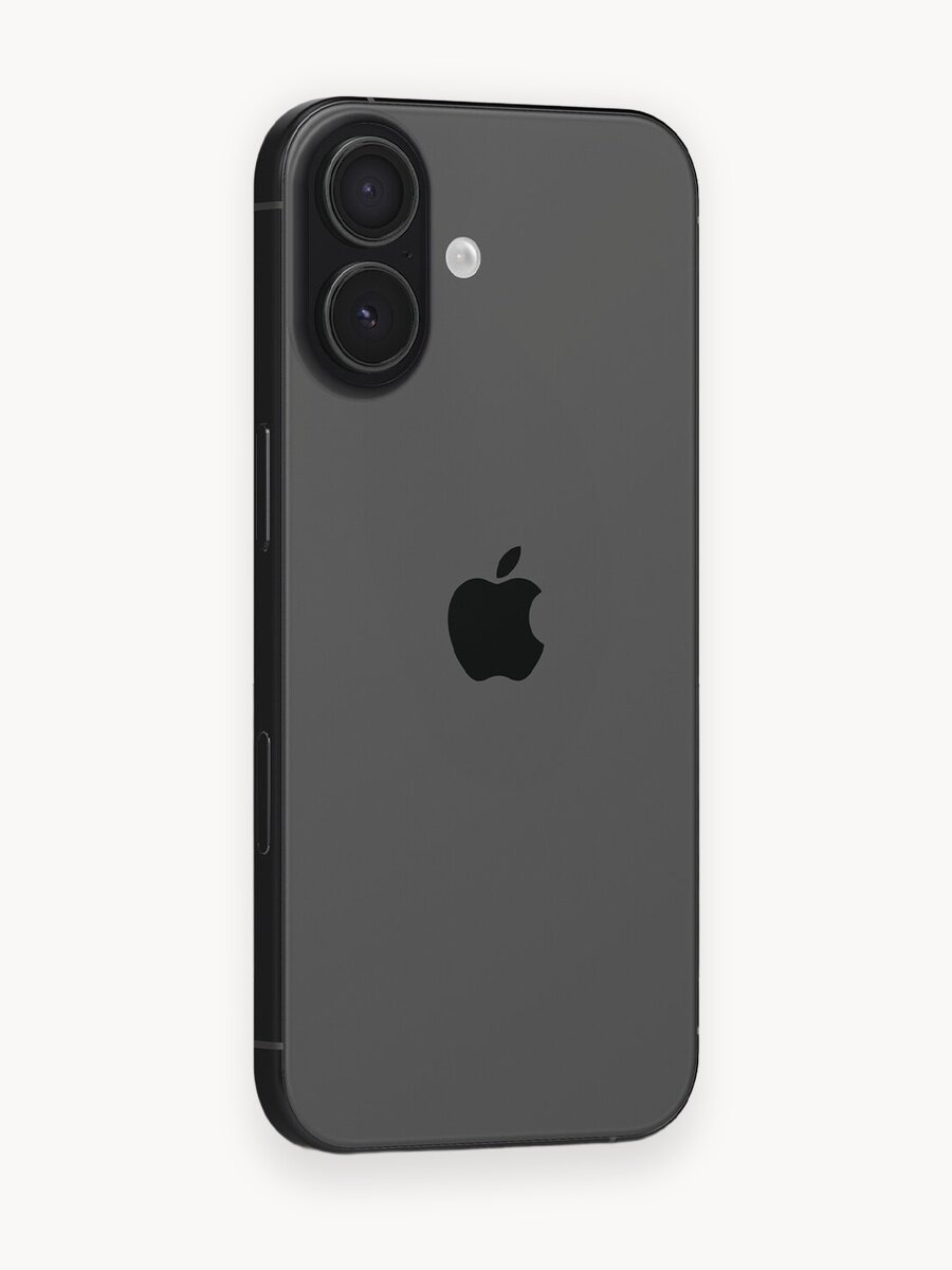 Матовый чехол на iPhone 17 (Айфон 17), тонкий, soft-touch, черный