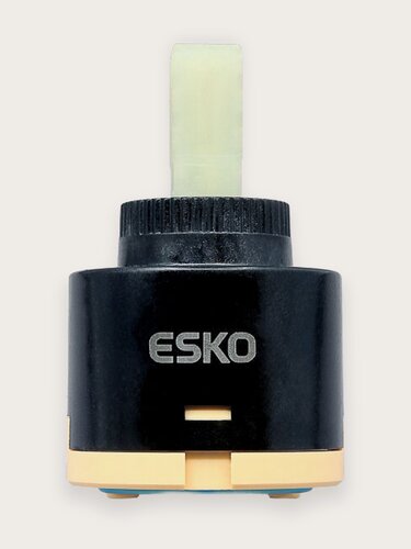 Изображение товара Картридж для смесителя ESKO CRT40LOW стандартный керамический, низкий, 40 мм, черный