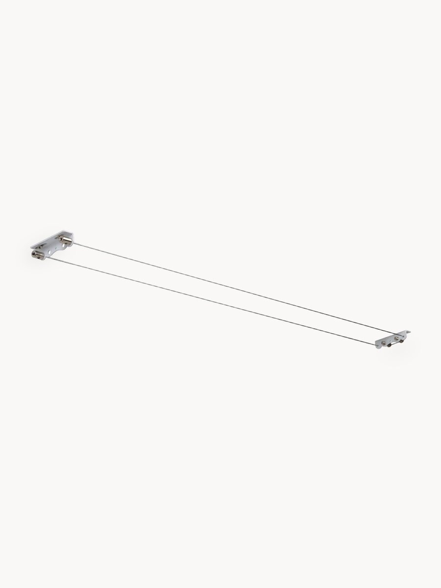 Карниз "Арт-Декор" - Тросовый двухрядный, металлический карниз с тросом 3,5 метра