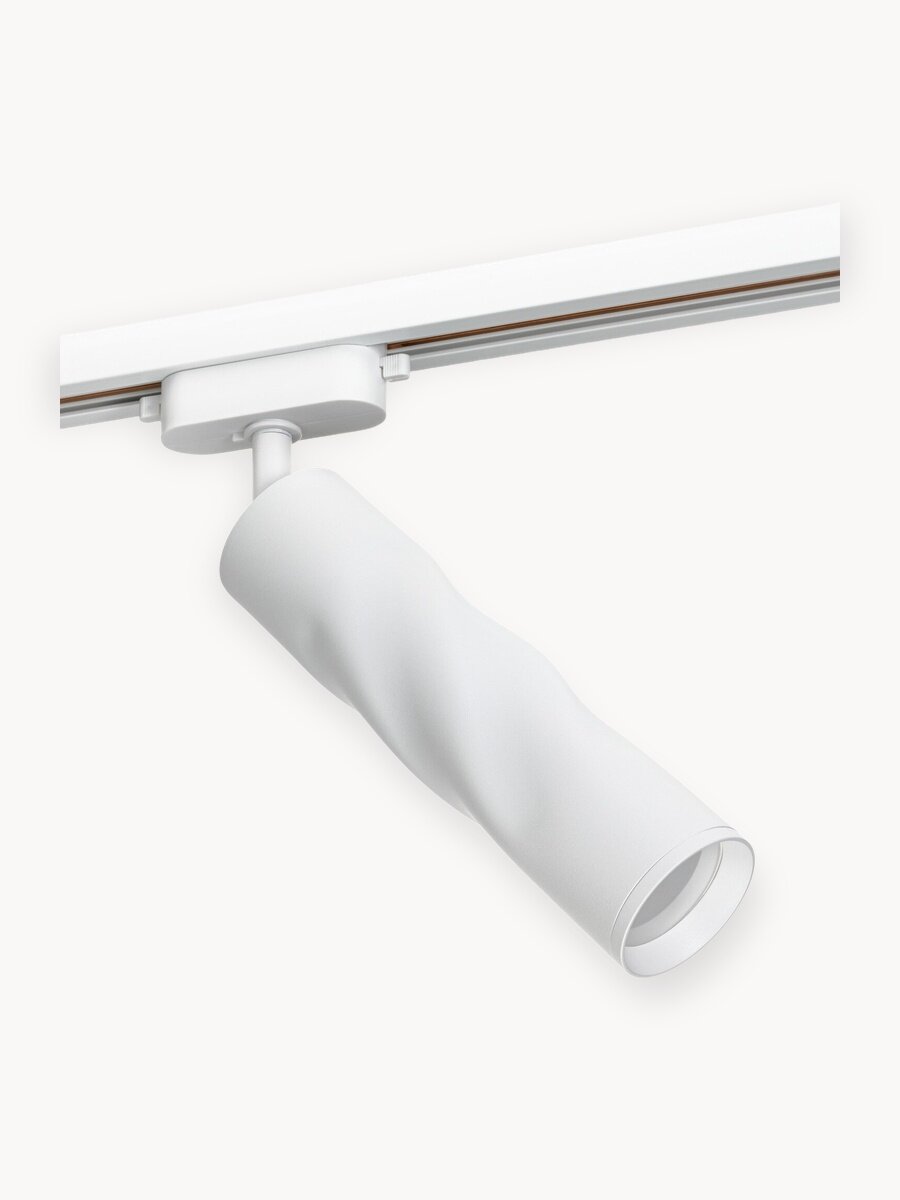 Светильник трековый однофазный под лампу GU10, белый, до 40Вт, на любой шинопровод 220В, Ritter ARTLINE 59931 3