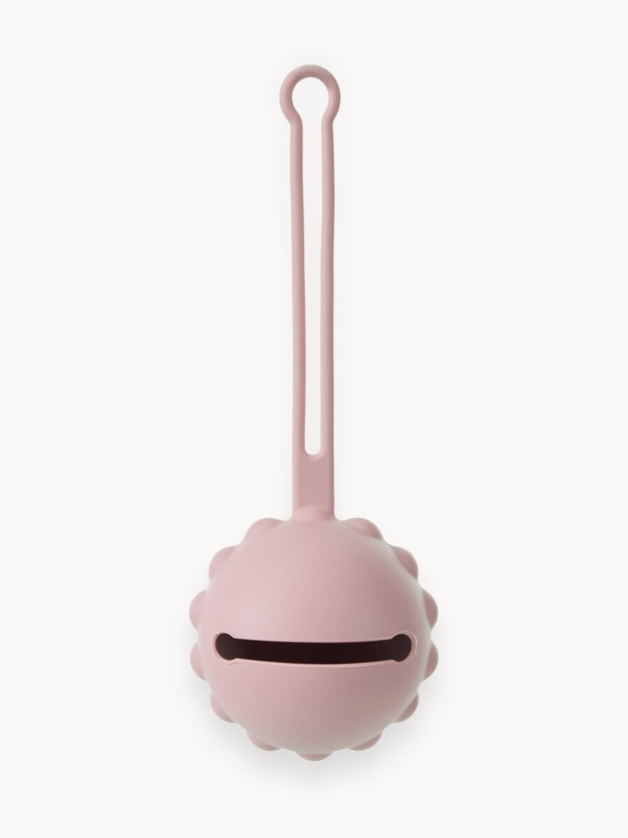 11028, Контейнер для пустышки Happy Baby, футляр силиконовый для соски, фиолетовый