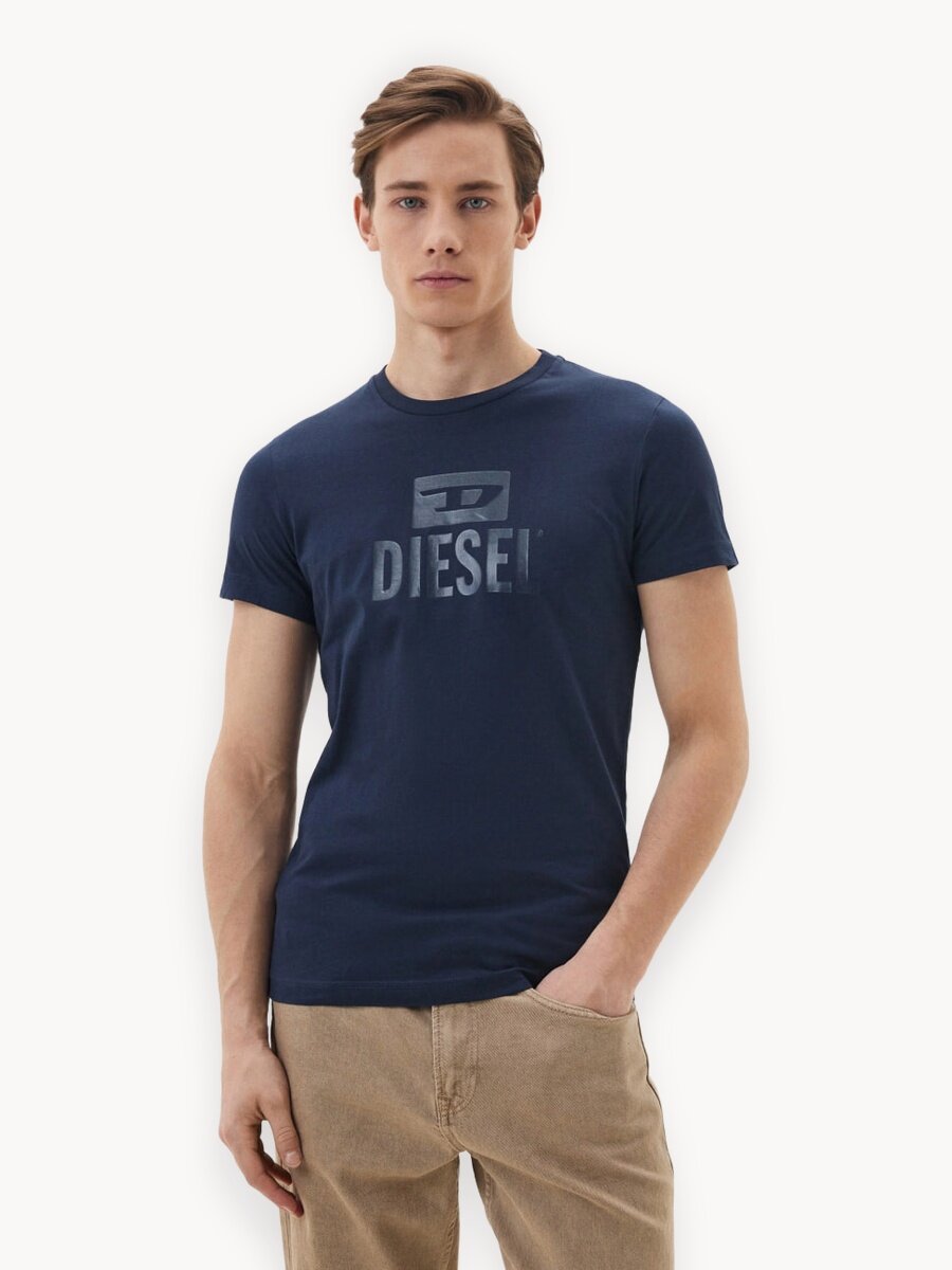Футболка DIESEL, размер XL, синий