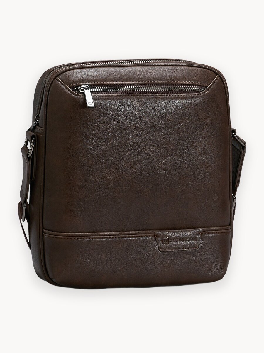 Сумка мессенджер HENDERSON, темно-коричневый