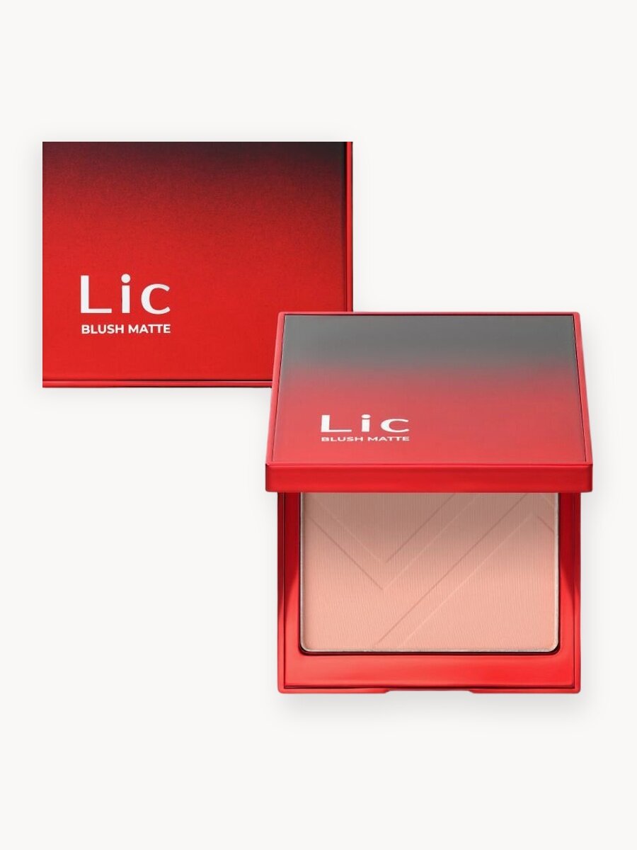 Lic Румяна для лица матовые Matte Blush 10 гр 11 Sweety rose Лик