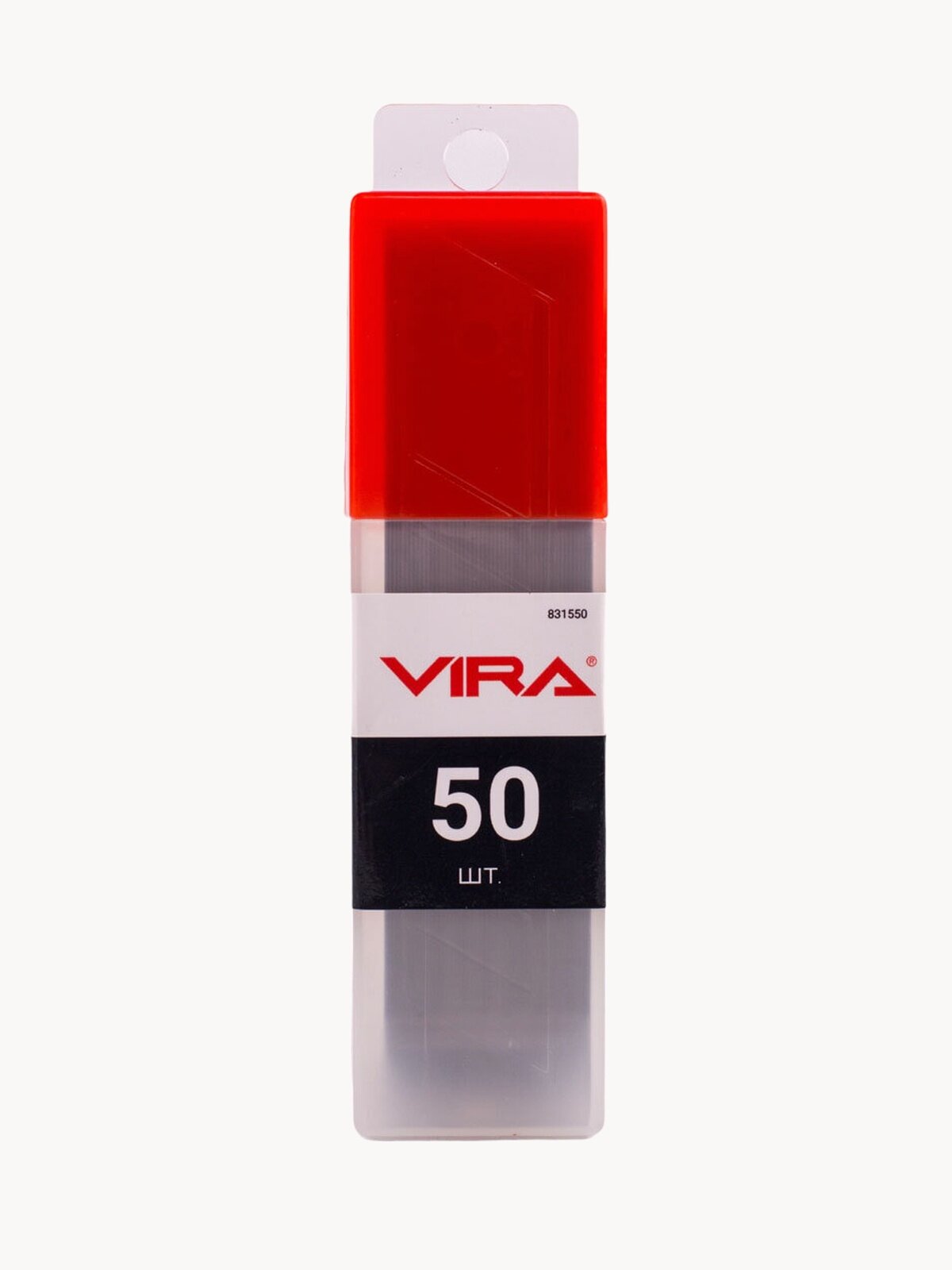Лезвия для ножей сегментированные 18 мм 50 шт VIRA