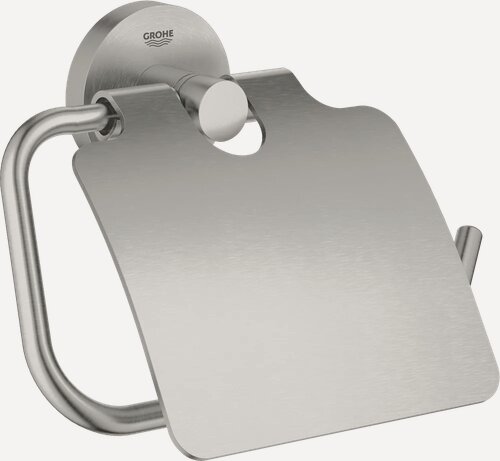 Изображение товара Держатель для туалетной бумаги Grohe Essentials 40367DC1 настенный, закрытый, сталь, матовый, латунный, на шурупах, с комплектом для монтажа
