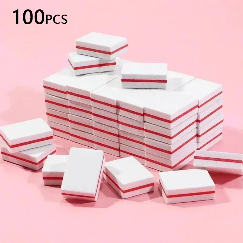 Мини-бафы для маникюра из ЭВА, 50 шт. 50pcs yellow