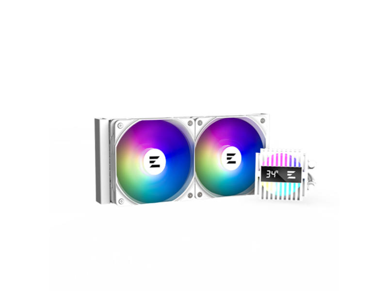Система водяного охлаждения Zalman CPU Liquid Cooler 240mm, ARGB, white