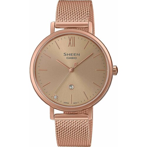 фото Наручные часы casio sheen, золотой