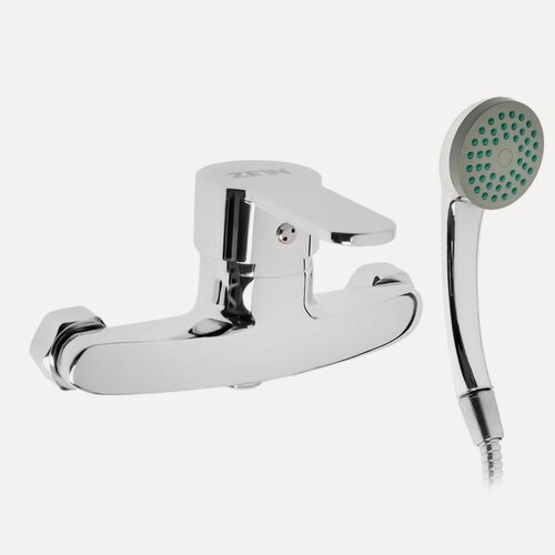 Изображение товара Смеситель для душа ZEIN Z2747, картридж 35 мм, с душевым набором, хром