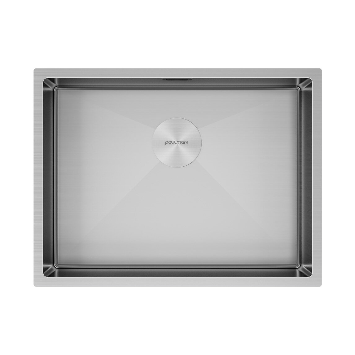 Кухонная мойка Paulmark NEXT 58 UNI PM215844-BS брашированная сталь Нержавеющая сталь
