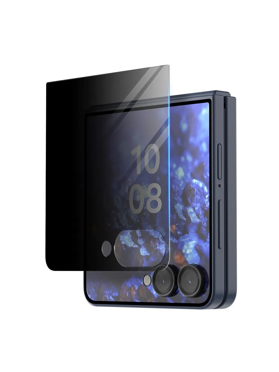 Стекло защитное Araree Core Privacy для Samsung Galaxy Z Flip7, закаленное антишпион, 2 шт