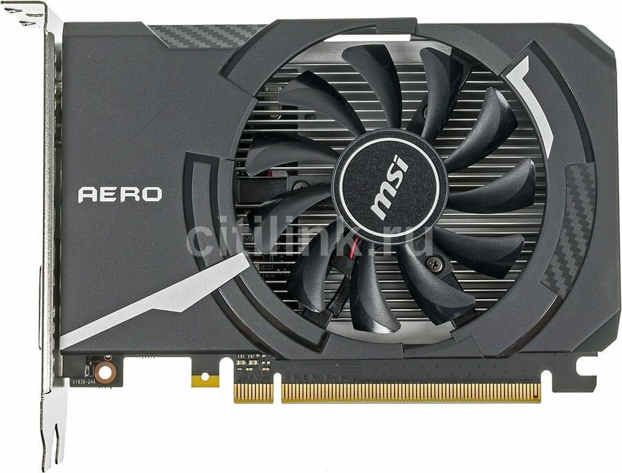 Видеокарта MSI GeForce GT 1030 (GT 1030 AERO ITX 2GD4 OC)
