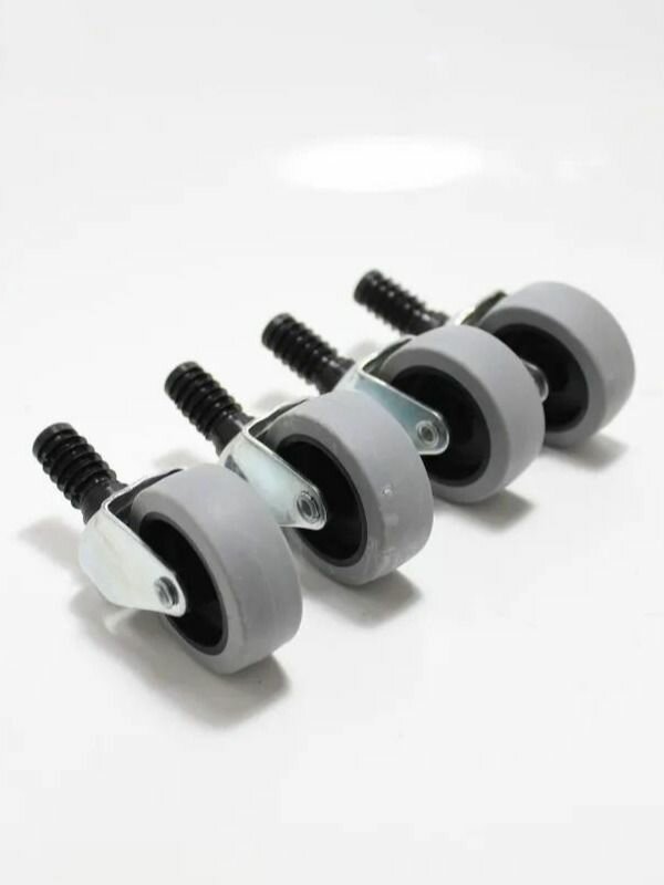 Колесо TTS Slim Jim, для ведер, диаметр 50мм, комплект 4шт, серое