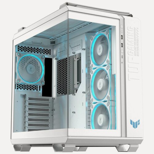 Изображение товара Корпус для ПК ASUS TUF GAMING GT502 HORIZON TG ARGB WHITE , Middle Tower, ATX, Белый (90DC0093-B19010)